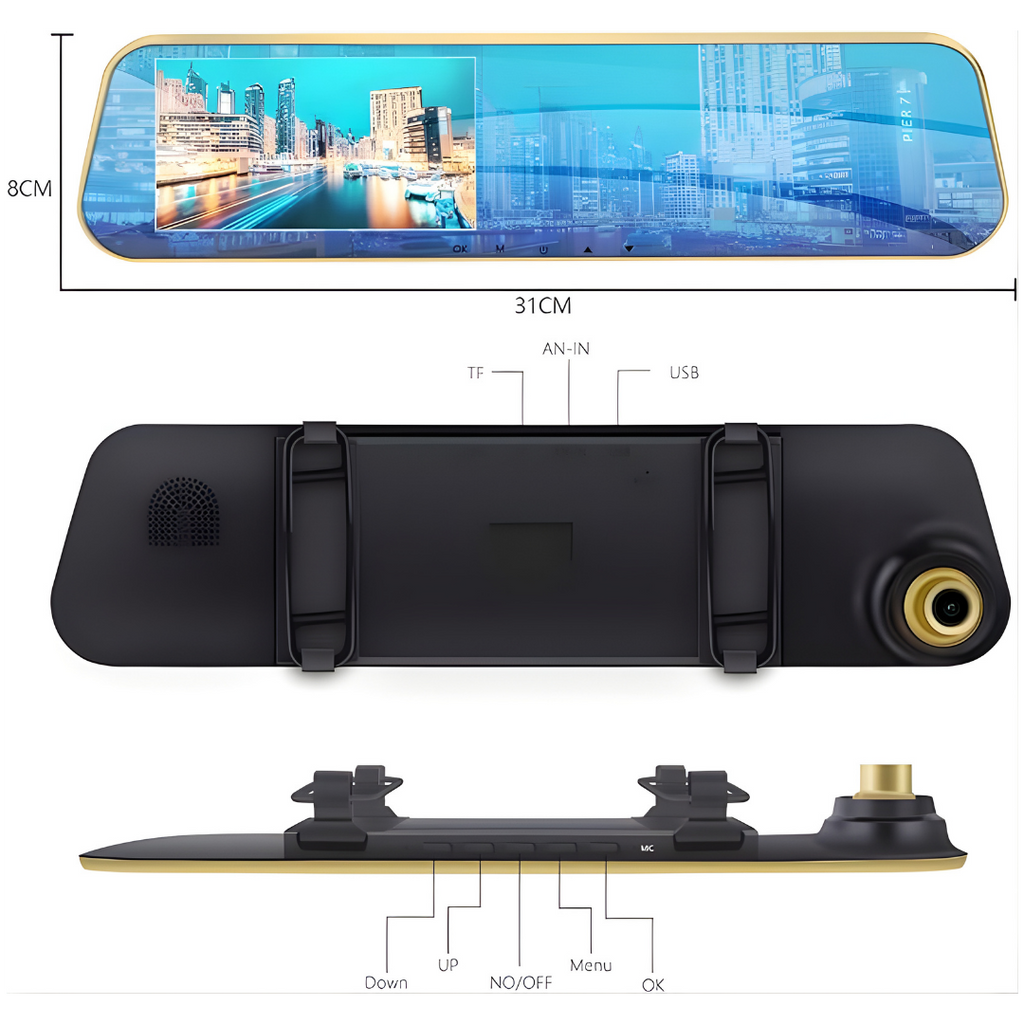 2U1 SMART RETROVIZOR KAMERA