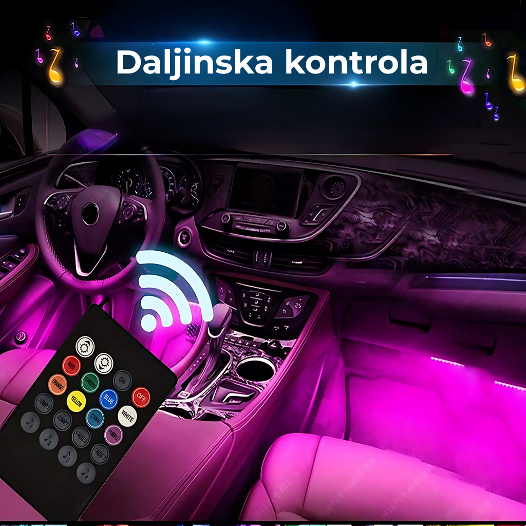 Magična LED svetla za auto