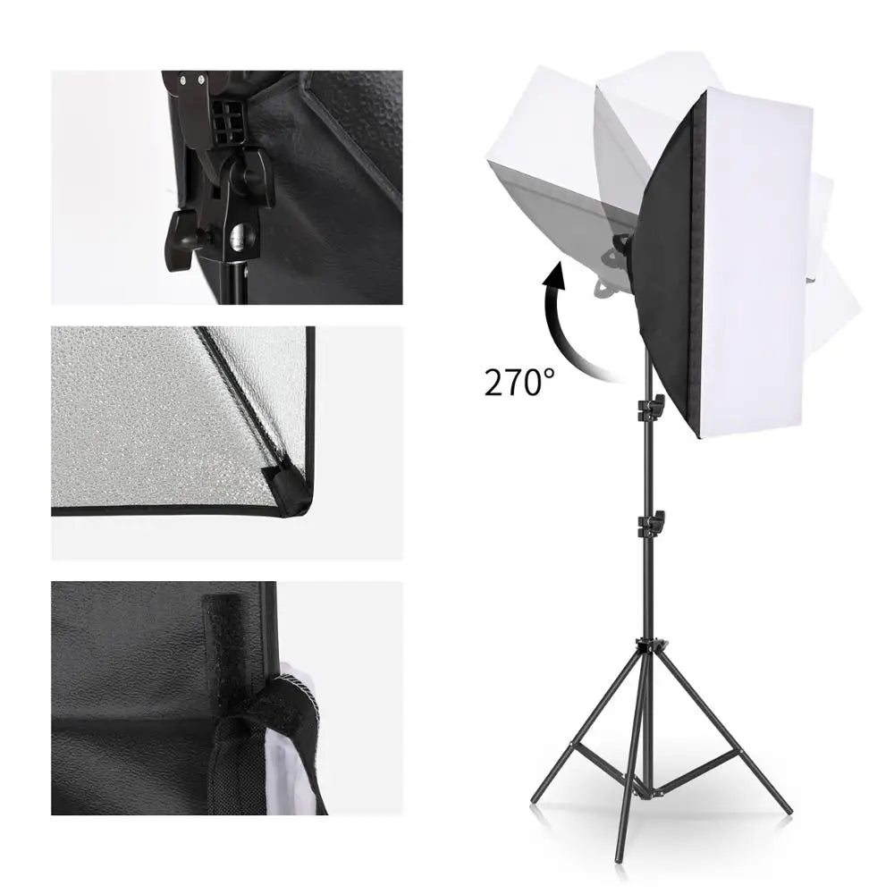 Softbox studijska rasveta sa LED 45W sijalicom