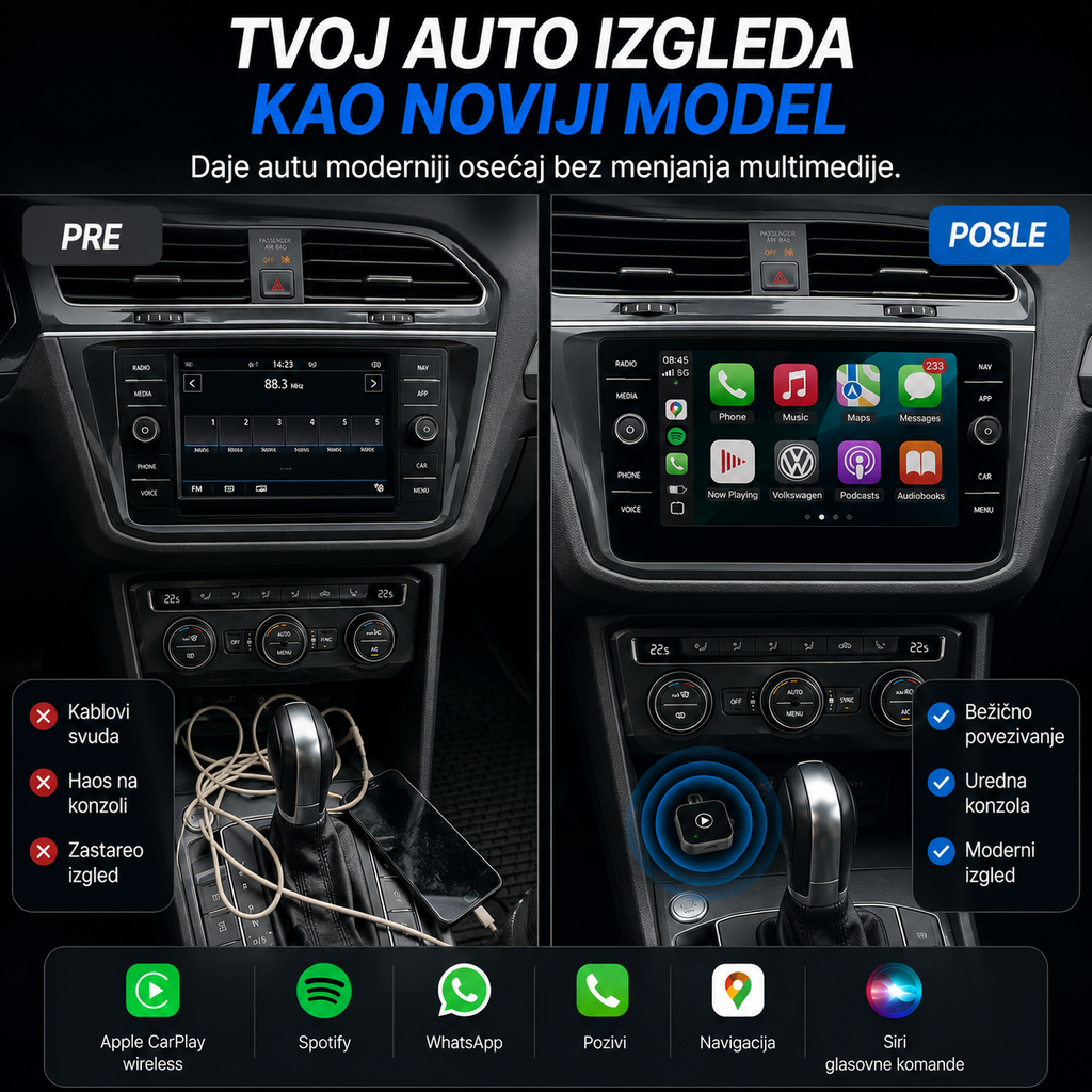 PREMIUM WIRELESS CARPLAY / ANDROID AUTO ADAPTER